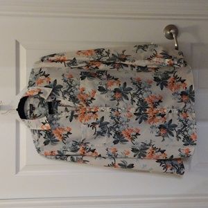 Talbot's Floral Blouse